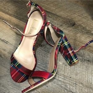 Lulu's plaid heels